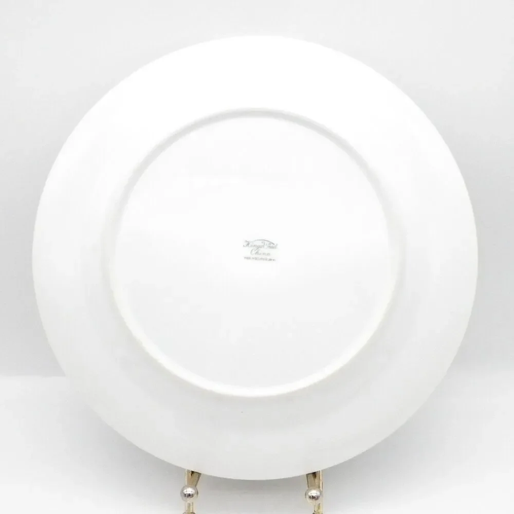 Kingswood China 4 Dinner Plates Floral 10